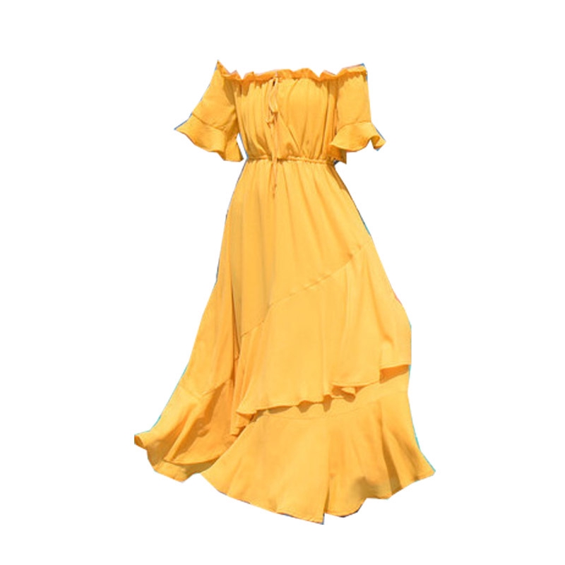 NRVP Đầm dài dáng rộng thanh lịch thời trang mùa hè dành cho nữ