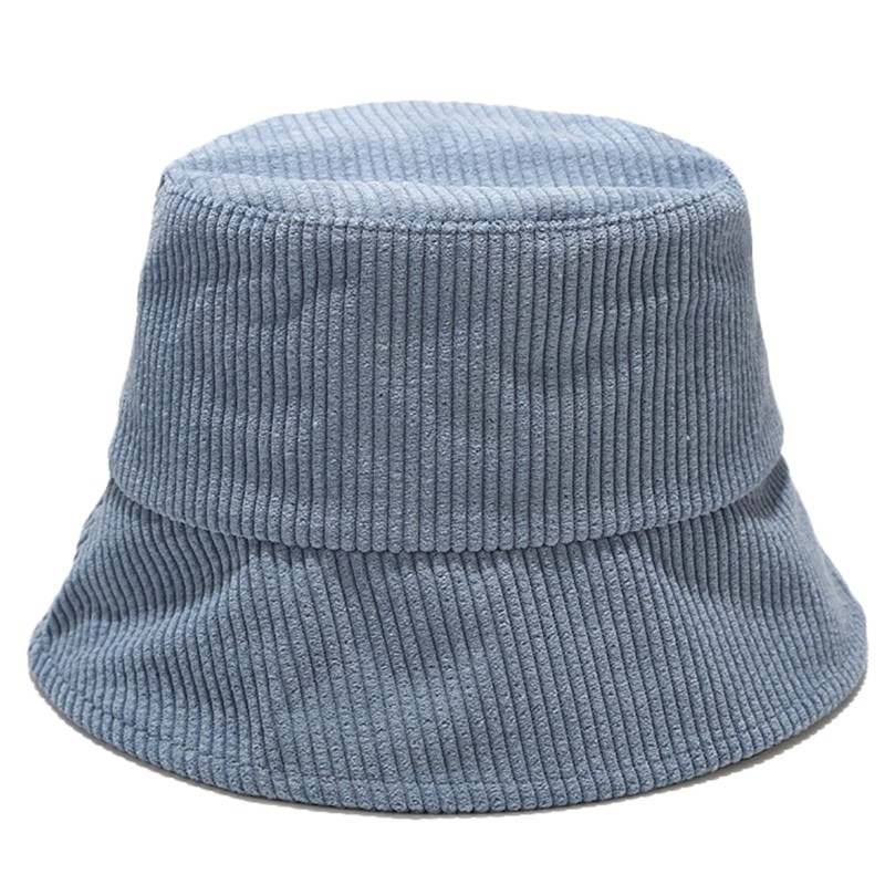 Mũ Bucket Chất Nhung Màu Trơn Thanh Lịch Cho Nữ