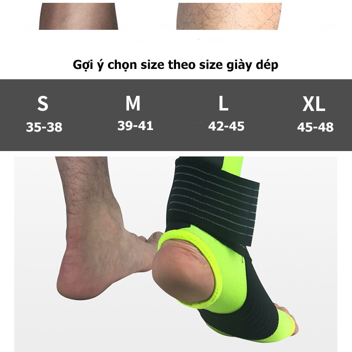 Băng quấn mắt cá chân Arbot HH002(1 băng)