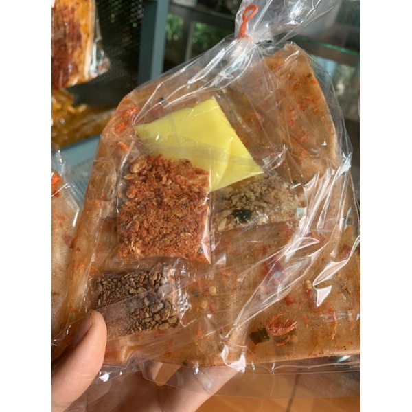 Bánh tráng bơ tôm gói nhỏ