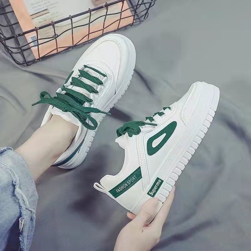 Giày Thể Thao Đế Bằng Thời Trang Năng Động Cho Nữ