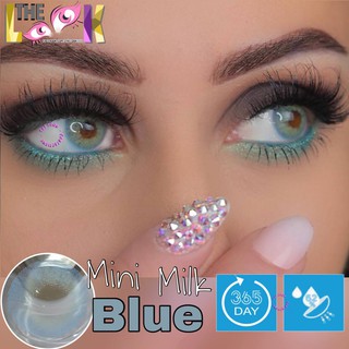 CONTACT LENS MÀU BLUE - XANH NGỌC - ÁP TRÒNG - TONE TÂY