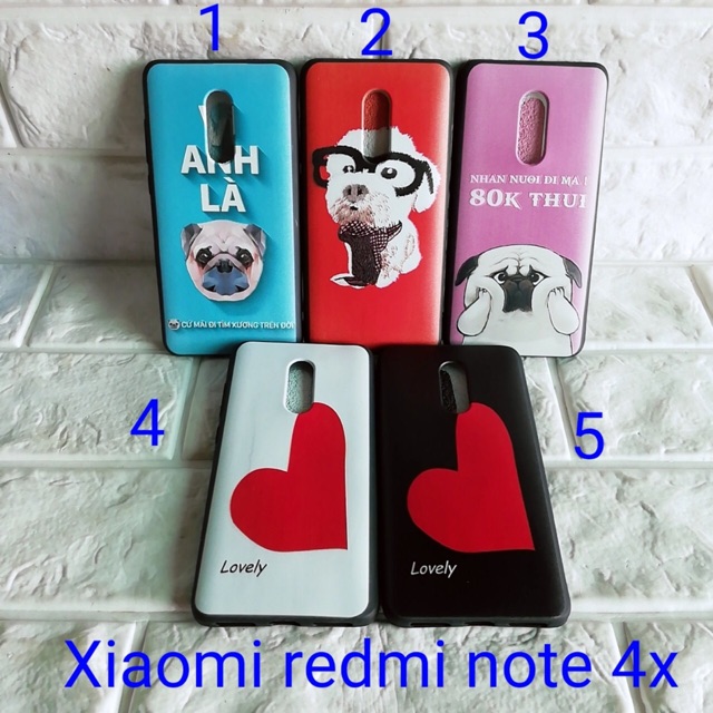 Ốp lưng siêu cute Xiaomi redmi note 4x