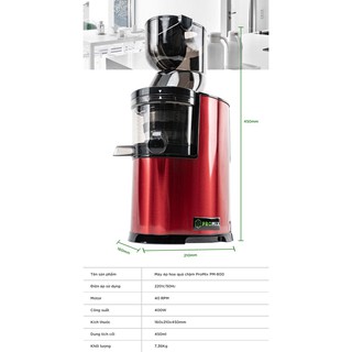 Máy ép chậm ProMix PM-800