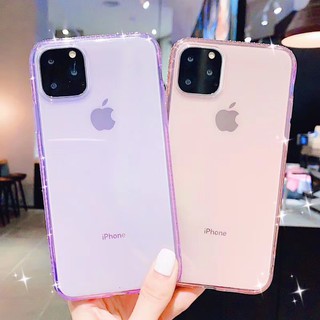Rhinestone Glitter case iphone 12 11 pro Max 12 mini Ốp điện thoại trong suốt từ nhựa dẻo đính hạt lấp lánh cho Iphone 6 6s 6p 6sp 7 8 7p 8p X XS XR XS max