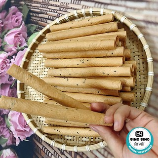 Bánh ống Mè dừa nhà BING BING 500gr
