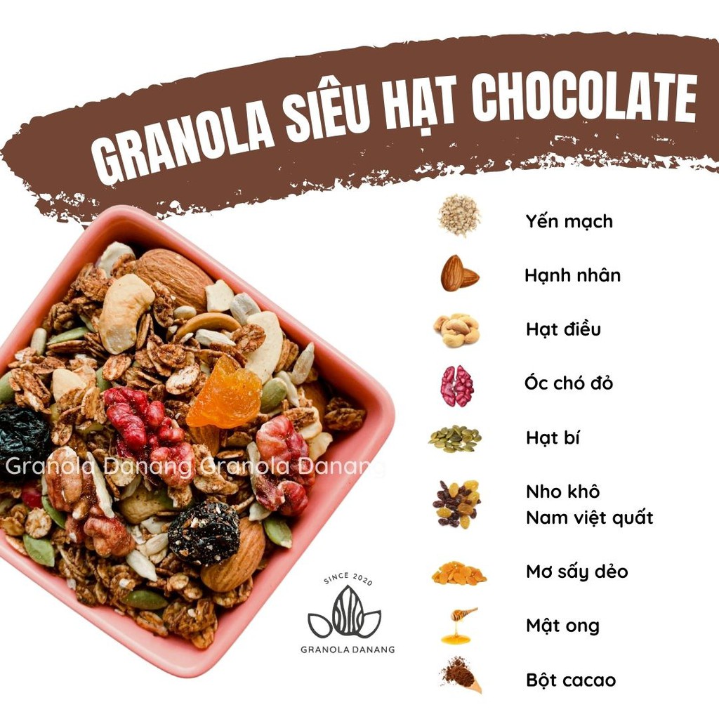 500g NGŨ CỐC GRANOLA - DATE MỚI