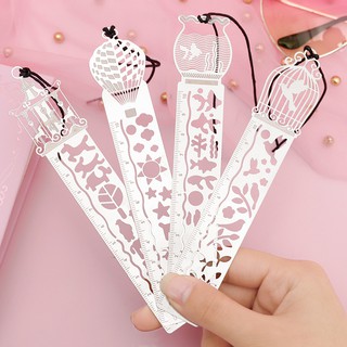 THƯỚC VẼ SÁNG TẠO KÈM ĐÁNH DẤU TRANG 2IN1