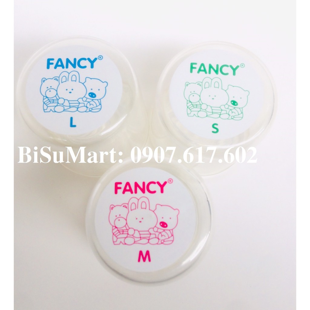 COMBO 12 Núm Vú LY Silicone Siêu Mềm FANCY (Núm cổ nhỏ)