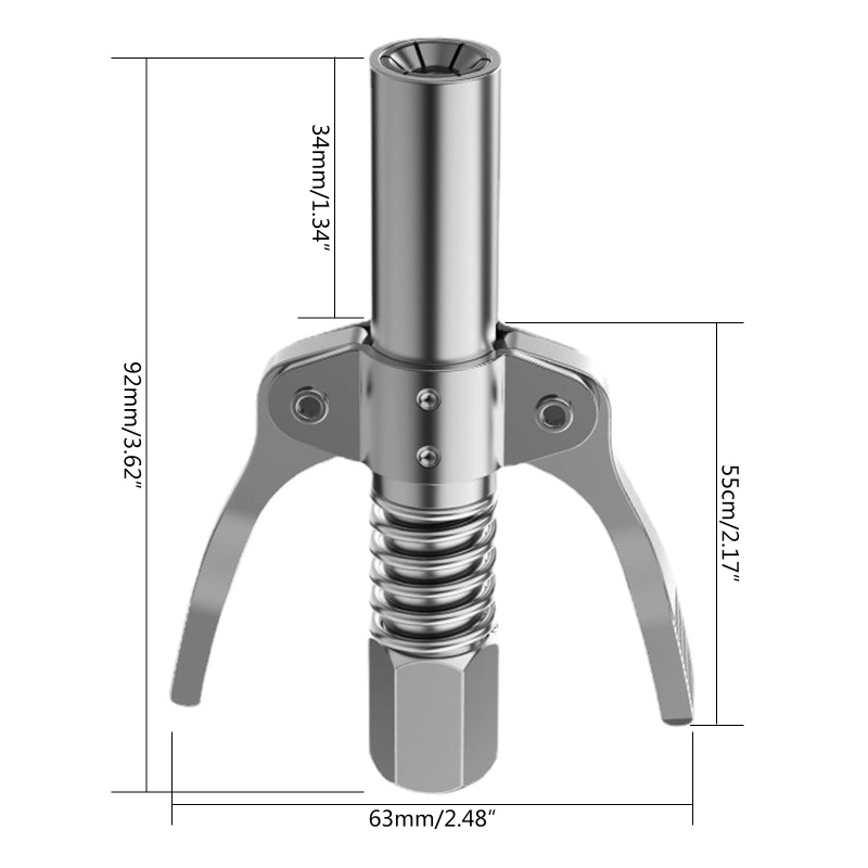 Đầu Nối Ống Mỡ Nén Khí NPTI / 8 10000PSI