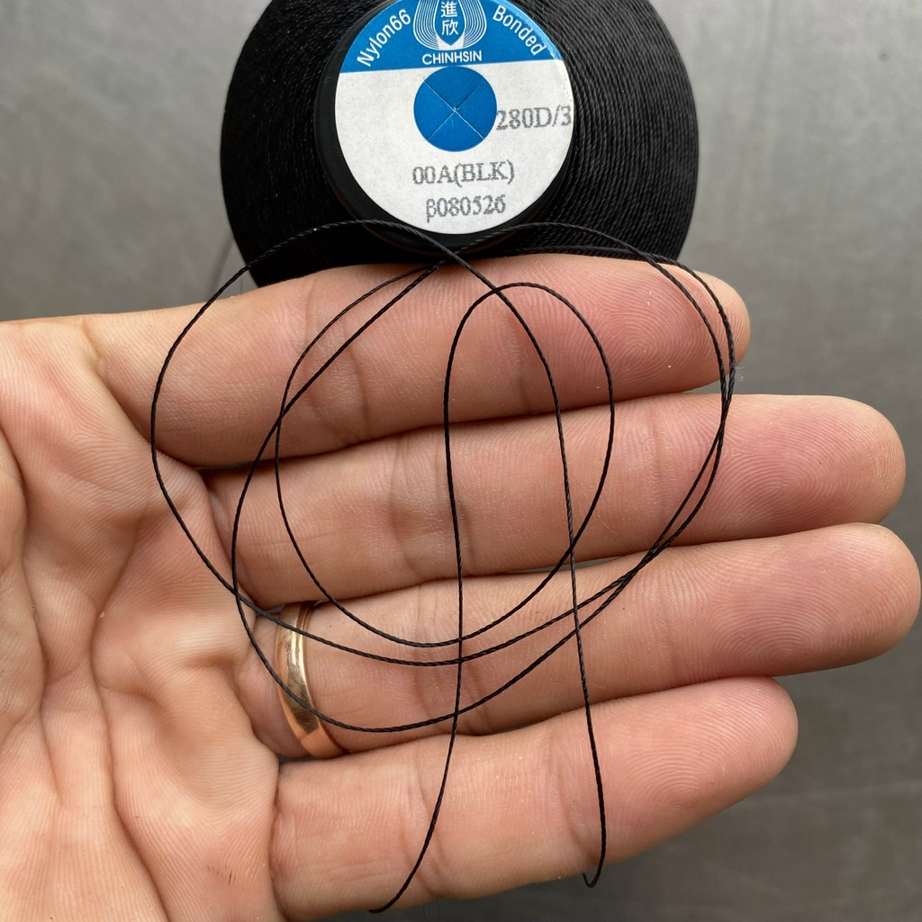 Chỉ nilong 280D/3 cuộn siêu lớn 275gr/ cuộn, dùng trong may ba lô, giày da, túi xách
