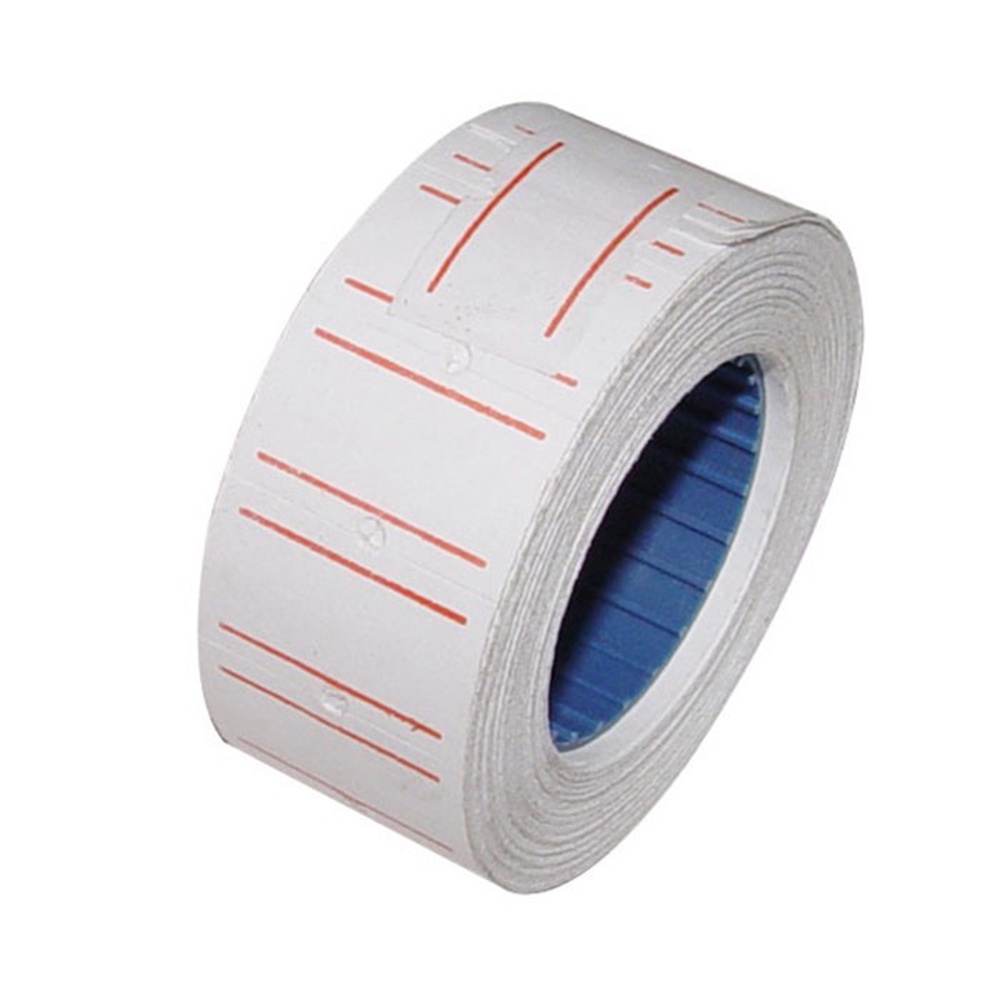 Cuộn Giấy In Dán Giá Tiền - Cuộn Dày 500 Tem Dính/Cuộn - Cho Máy Bấm Ghi Giá Tiền