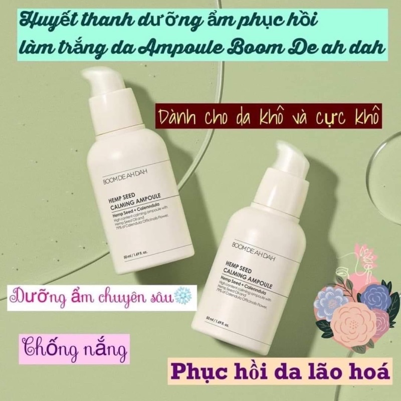 Serum Tinh Chất Dưỡng Trắng Căng Bóng Da Boom De Ah Dah