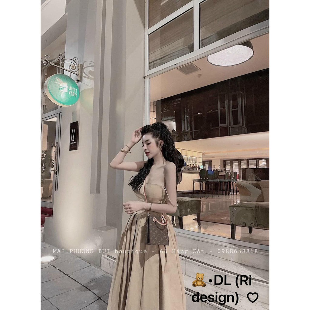 Váy 2 dây Dài Ly túi siêu xinh mã 908 (kèm ảnh thật video) | BigBuy360 - bigbuy360.vn