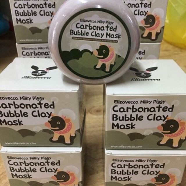 MẶT NẠ THẢI ĐỘC TỐ KHỬ CHÌ BÌ HEO CARBONATED BUBBLE CLAY MASK