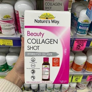 HỘP 10 ỐNG Collagen Tươi Nature Way Beauty Collagen Shot - COLAGEN NƯỚC Nature's Way ÚC