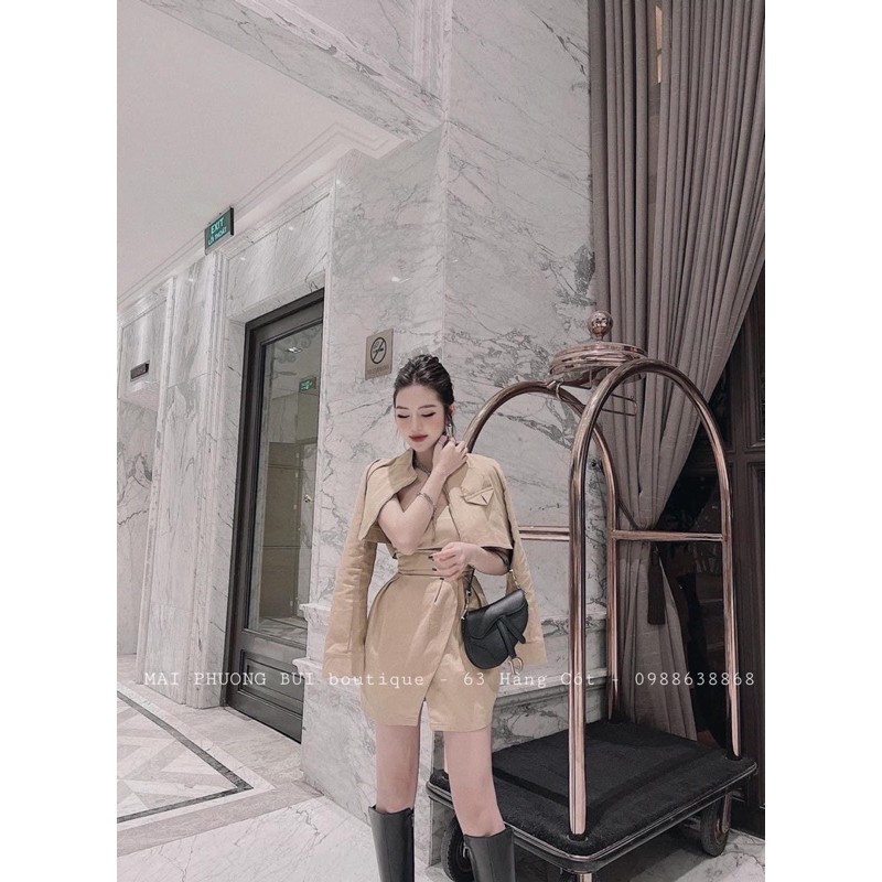 Set váy quây kèm áo khoác