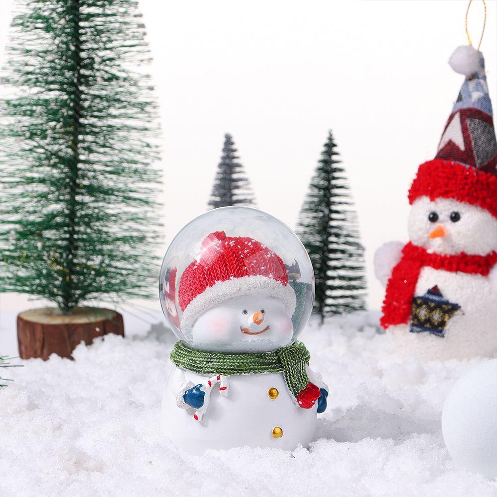 ZAIJIE24 Quả Cầu Pha Lê Phát Sáng Trang Trí Giáng Sinh Năm Mới