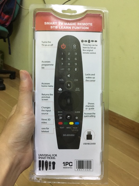 Magic remote LG cắm usb SR650
