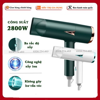 Máy sấy tóc tạo kiểu GW- 6562, Công suất lớn 2800W công nghệ mới không gây khô tóc