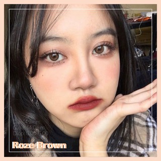 Kính áp tròng Roze Brown có cận <CÓ SẴN> (tặng kèm khay dụng cụ)