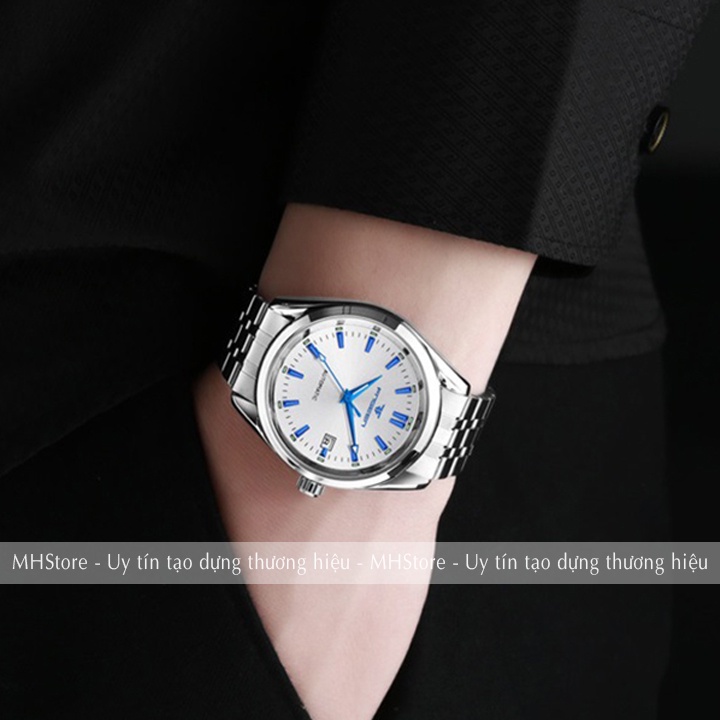 Đồng hồ cơ nam Fngeen 6612 automatic, cơ tự động dây thép không gỉ, đẹp chính hãng