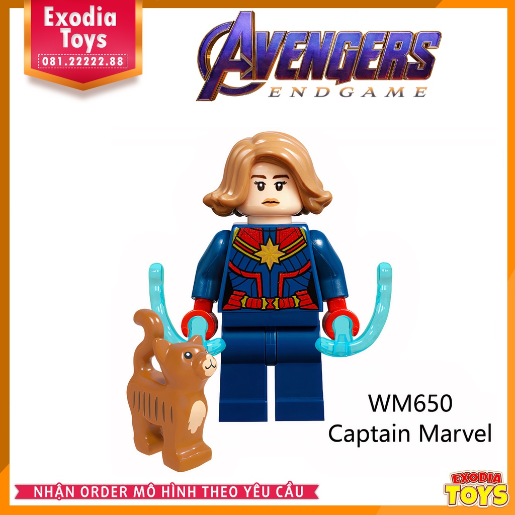 Xếp hình Minifigure Marvel Biệt đội Avengers cuộc chiến vô cực - Đồ Chơi Lắp Ghép Sáng Tạo - WM6055