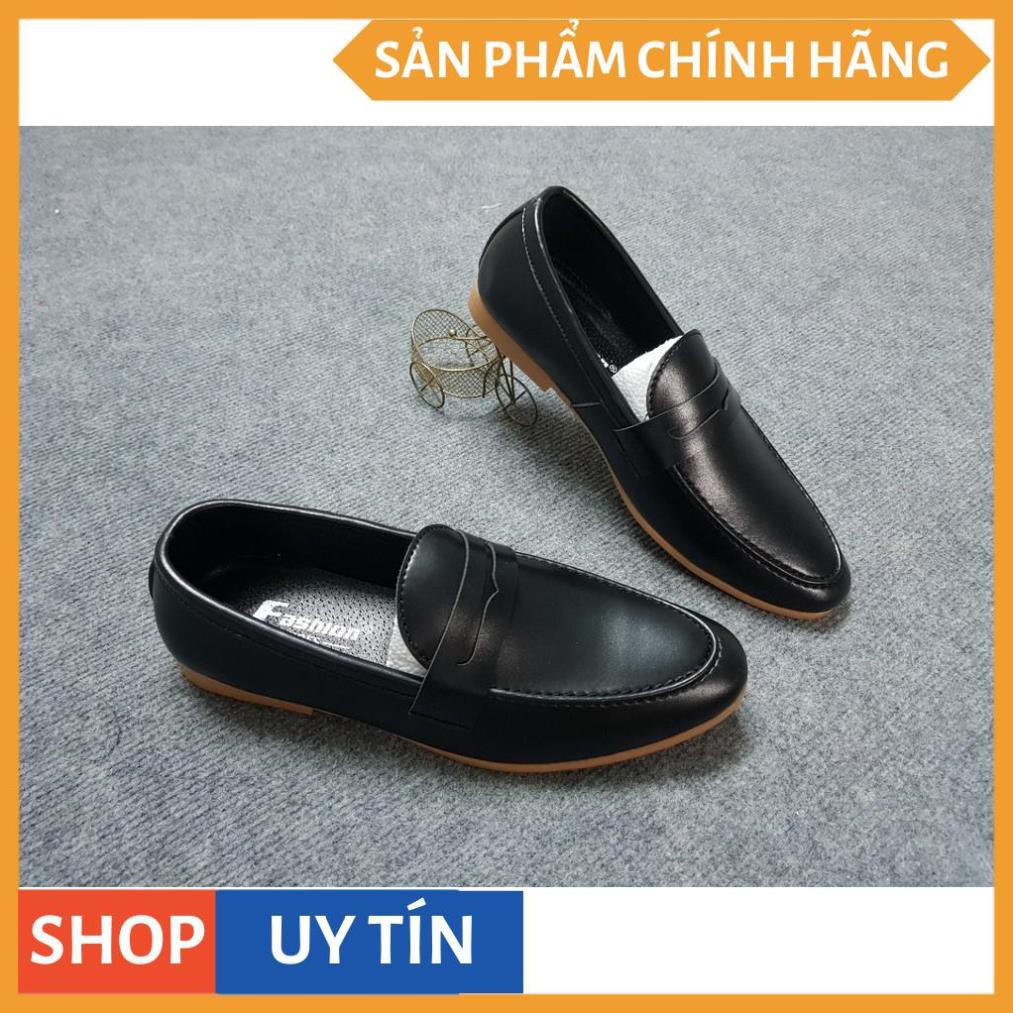 Giày Tây Nam Đế Vàng/Đen Sang Trọng | BigBuy360 - bigbuy360.vn