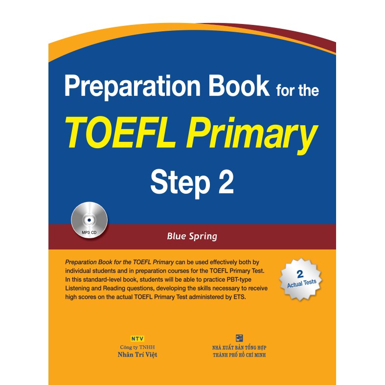 Sách Preparation Book For TOEFL Primary Step 2 (Kèm CD)