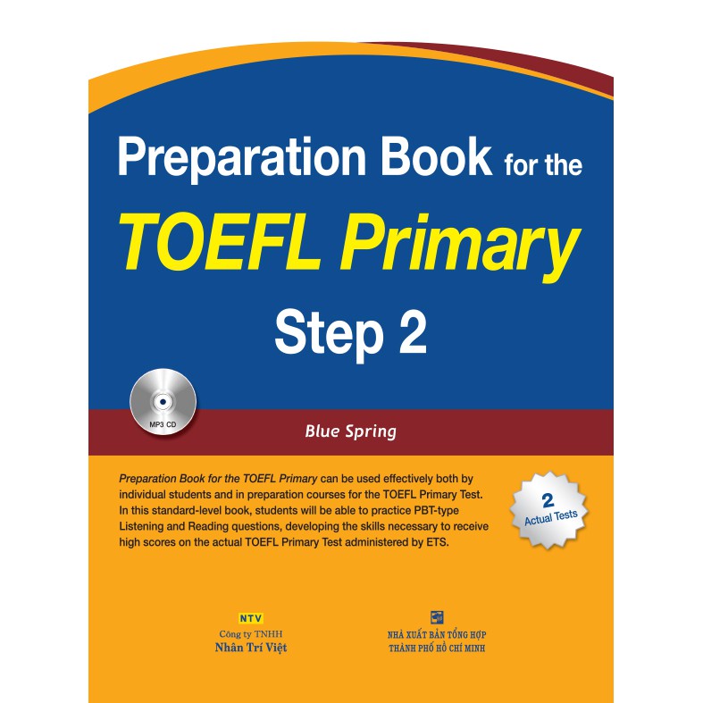 Sách - Preparation Book for the TOEFL Primary - Step 2 (kèm CD)