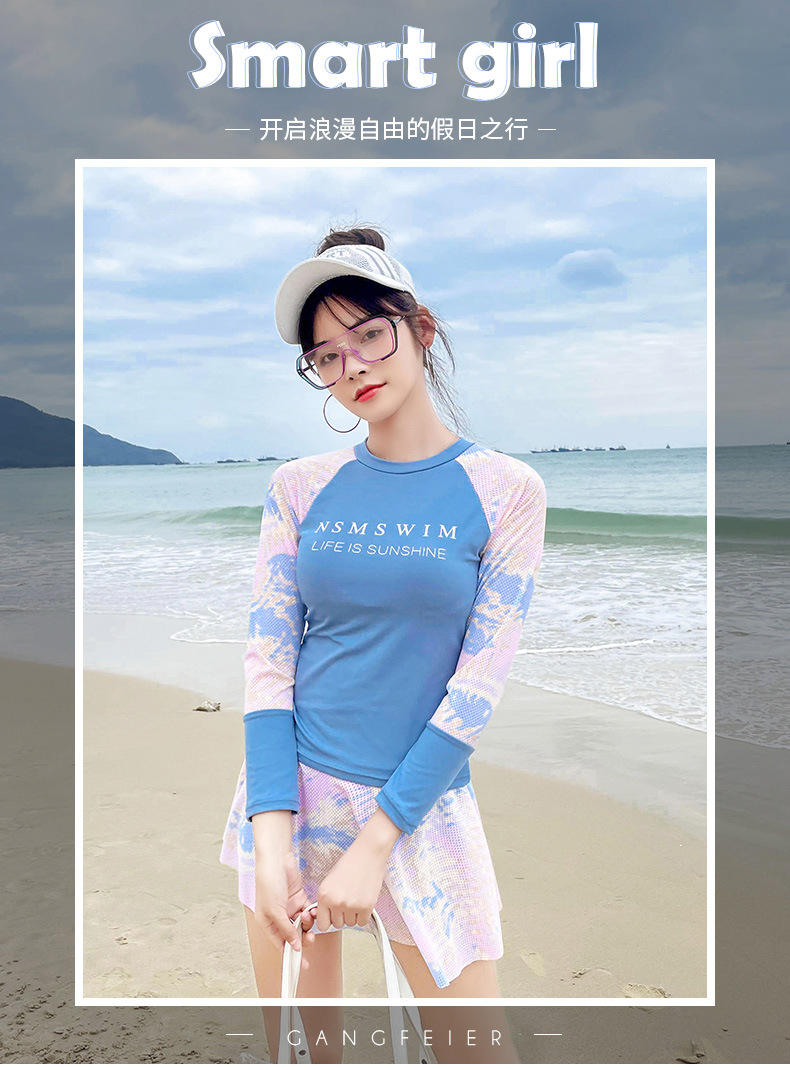 Đồ Bơi 2 Mảnh Tay Dài | BigBuy360 - bigbuy360.vn