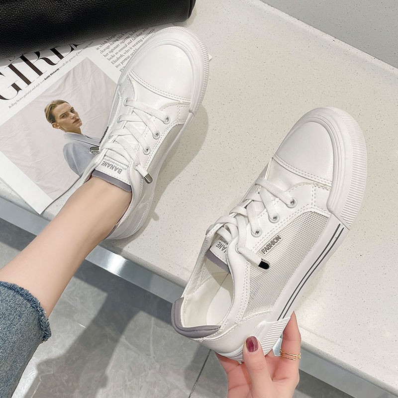 Mesh Breathable White Shoes Women'S New Style Flat Casual Summer Thin Sneakers Women Trendy