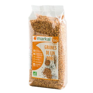 Hạt lanh vàng và nâu hữu cơ 500gr (Markal - Bob's - Probios) - Ăn Kiêng - Ăn thực dưỡng - OrganicStores