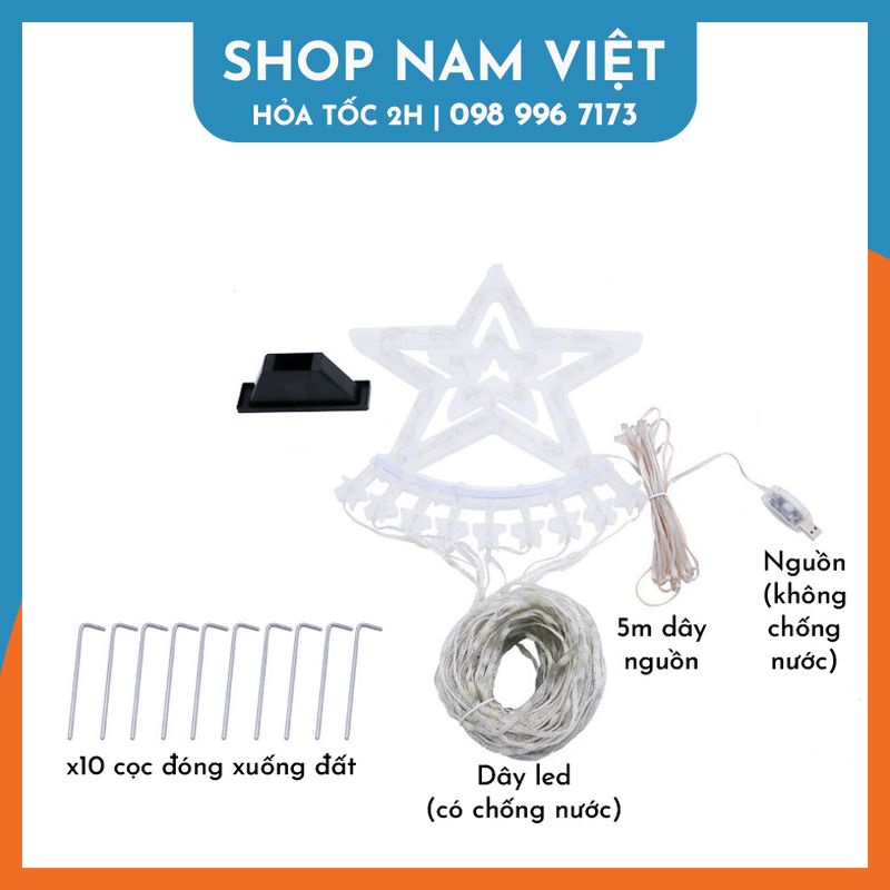 Dây Led Sao Băng RGB Hiệu Ứng Thác Nước, Điều Khiển Bằng Điện Thoại - Trang Trí Ngoài Trời Giáng Sinh Noel, Năm Mới
