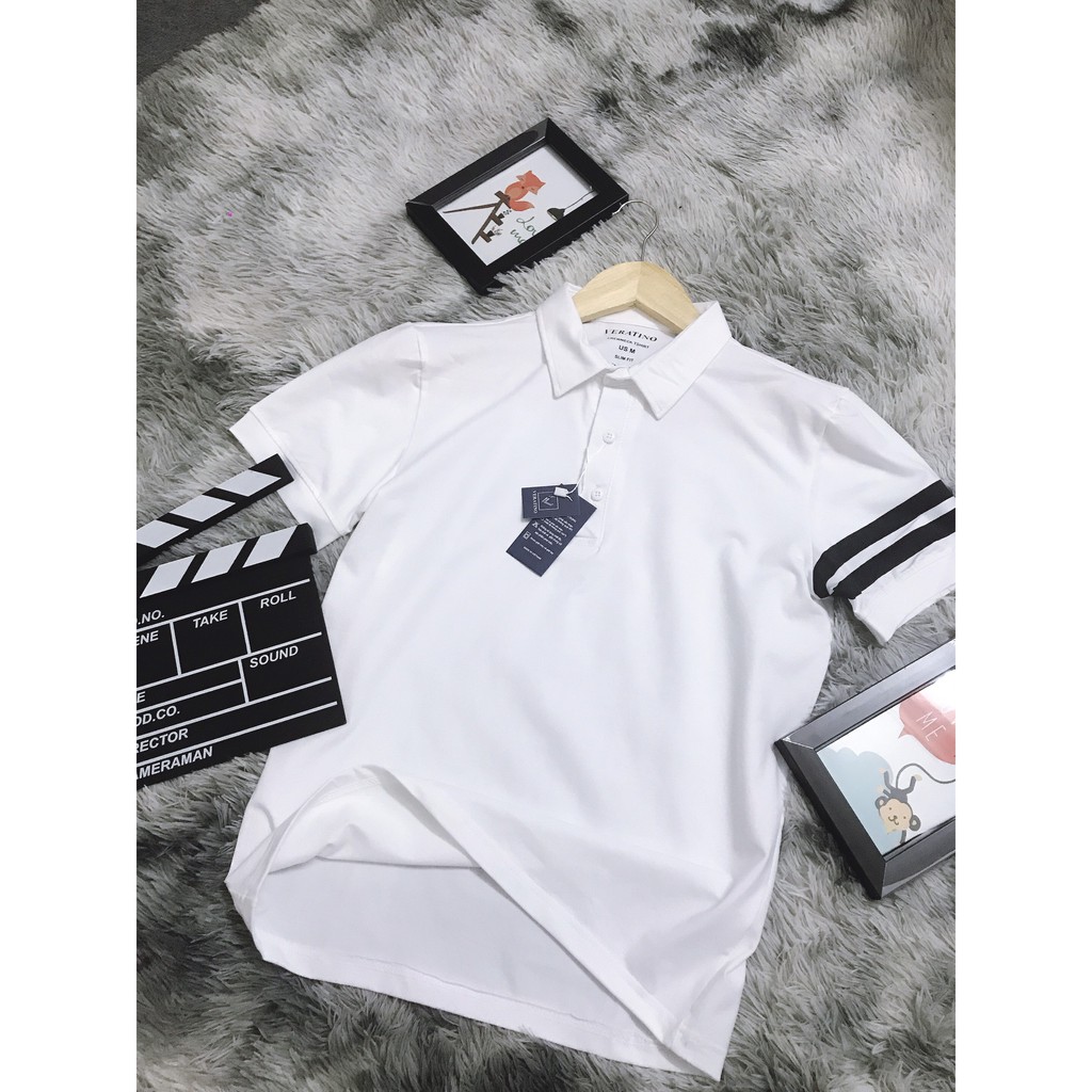 Áo polo nam, áo thun nam có cổ, chất liệu cotton 100% mềm mịn thanh lịch sang trọng. | BigBuy360 - bigbuy360.vn