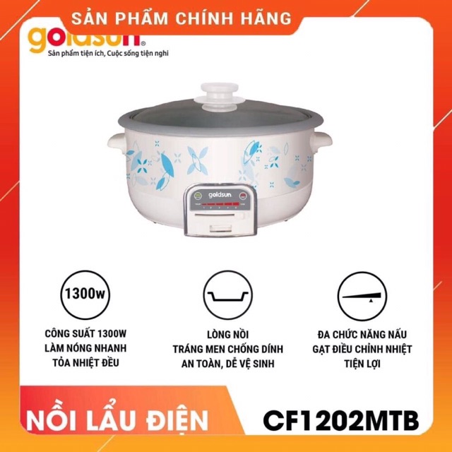 NỒI LẨU ĐIỆN GOLDSUN CF1201MT