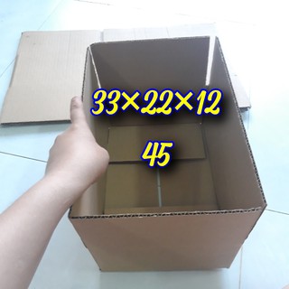 45 hộp carton 33x22x12 cm