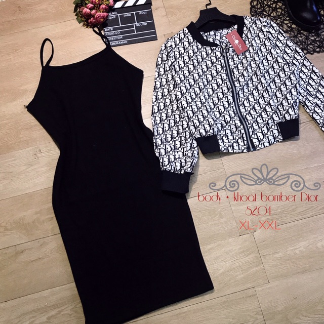 Set Body + Khoác Bomber Đì O Bigsize