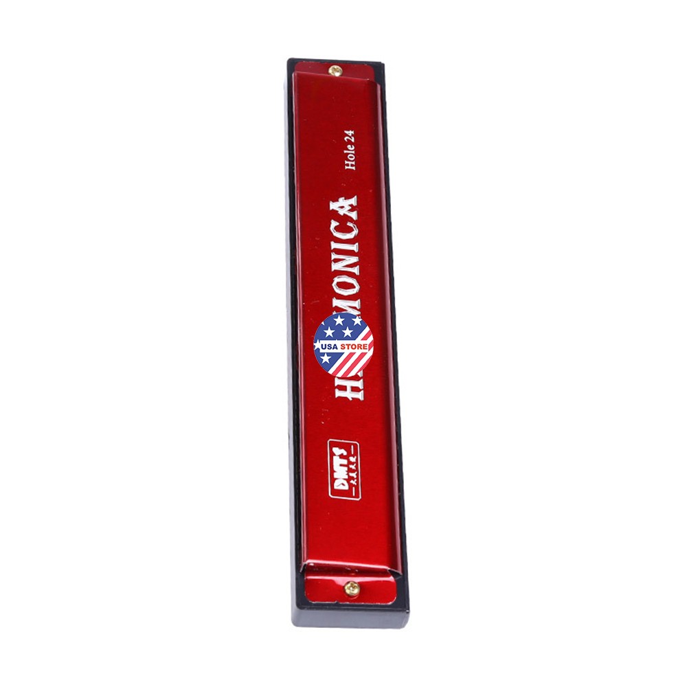 Kèn Harmonica Tremolo 24 Lỗ Hàng Đẹp (Giao Mẫu Ngẫu Nhiên) HBook1065