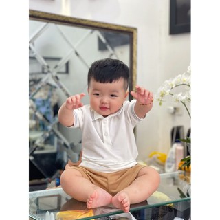 Áo polo bé trai Hrnee siêu mềm