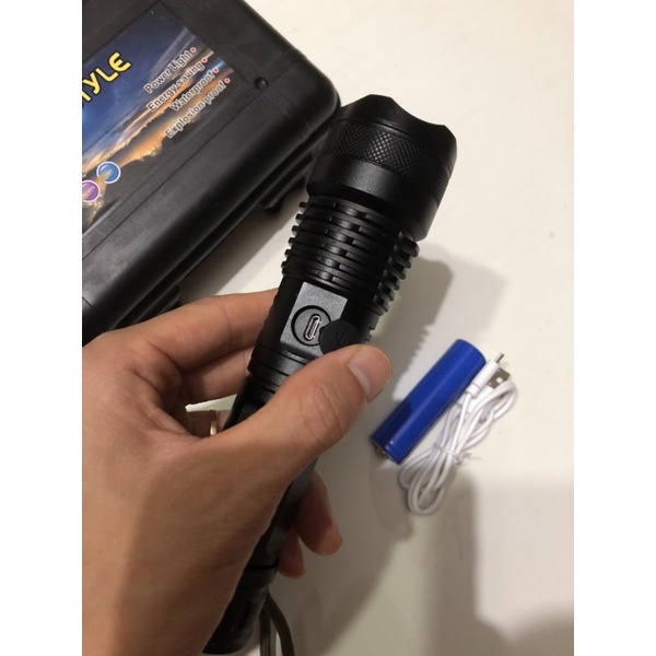 ĐÈN PIN TÍCH ĐIỆN SIÊU SÁNG,ĐÈN 5 CHẾ ĐỘ BỀN CHỐNG NƯỚC TỐT | BigBuy360 - bigbuy360.vn