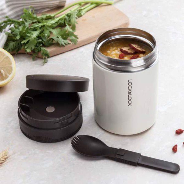 Hộp Giữ Nhiệt Đựng Thức Ăn Lock&Lock New Wave Food Jar LHC8024 (500ml) - Hàng chính hãng