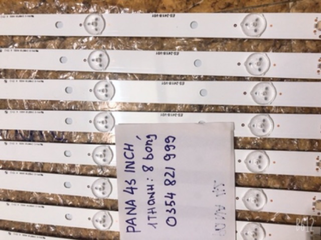 Thanh led tivi panasonic 43 inch giá bán 1 thanh 8 bóng