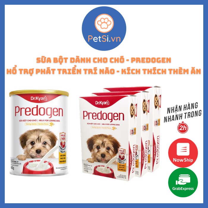 Sữa bột dành cho chó ♥️ FreeShip ♥️ Dr.Kyan Predogen giúp hổ trợ phát triển trí não và kích thích thèm ăn