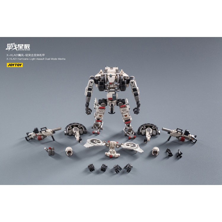 Mô hình 1/18 Joytoy X-HLA01 X-HH02 Hurricane Moto Transformable Mecha Robot Quân Đội biến hình Xe Máy