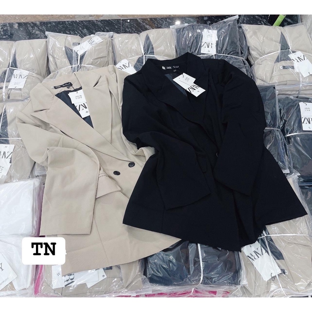 Áo khoác Blazer nữ 2 lớp xuất dư thời trang thu đông cao cấp My.Clothing Ak06