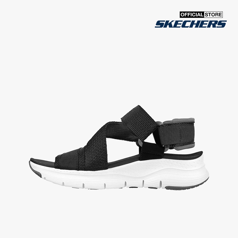SKECHERS - Giày sandals nữ quai ngang Arch Fit Pop Retro 119246-BKCC