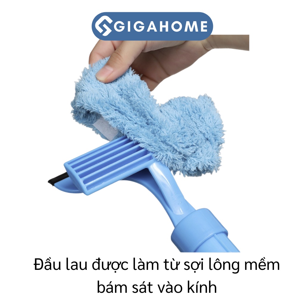 Cây Lau Kính Cầm Tay Kèm Bình Xịt Tiện Lợi GIGAHOME 5877