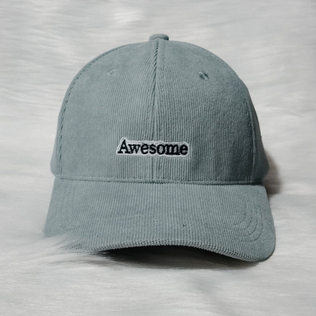 Mũ lưỡi trai, nón kết cao cấp nam nữ đẹp thêu chữ AWESOME phong cách Ulzzang unisex mã số K22