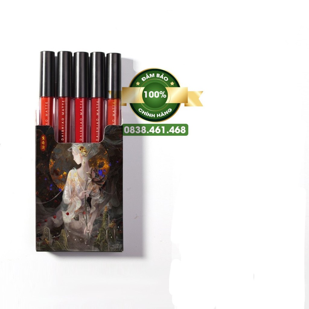Set Son 5 Cây Màu Hot Trend Daishiao Matte Tiên Tử Chính Hãng Bền Màu Lâu Trôi | BigBuy360 - bigbuy360.vn